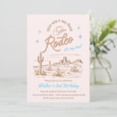 Invitation d'anniversaire Blue Ain't My First Rode (Debout devant)