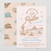 Invitation d'anniversaire Blue Ain't My First Rode (Devant / Derrière)