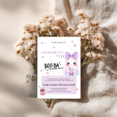 Invitation d'anniversaire Boba | BOO-BA effrayant 