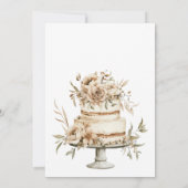Invitation d'anniversaire bohème minimaliste, invi (Dos)