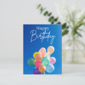 Invitation d'anniversaire Bonne carte de jour d'an (Debout devant)