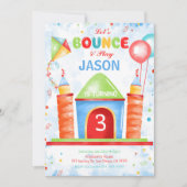 Invitation d'anniversaire Boy Bounce (Devant)