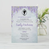 Invitation d'anniversaire Bridgerton Inspirée de S (Debout devant)
