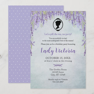 Invitation d'anniversaire Bridgerton Inspirée de S