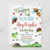 Invitation d'anniversaire Bug 1er Premier annivers (Devant)