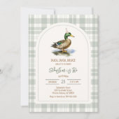 Invitation d'anniversaire Canard Colvert Deuce Can (Devant)