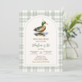 Invitation d'anniversaire Canard Colvert Deuce Can (Debout devant)