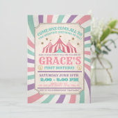 Invitation d'anniversaire Carnaval (Debout devant)