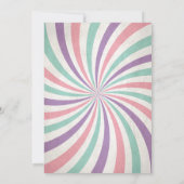 Invitation d'anniversaire Carnaval (Dos)