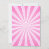 Invitation d'anniversaire Carnaval Fille d'anniver (Dos)