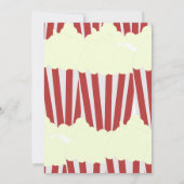 Invitation d'anniversaire Carnaval Popcorn de Cirq (Dos)