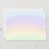 Invitation d'anniversaire Caticorn, Chat Licorne M (Dos)