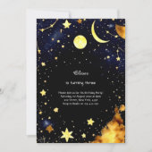 Invitation d'anniversaire céleste (Devant)