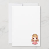 Invitation d'anniversaire Cheval Blanc du Château  (Dos)