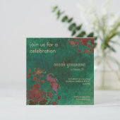 Invitation d'anniversaire Chrysanthemum Garden (Debout devant)