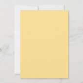 Invitation d'anniversaire Citrons Aquarelle Orange (Dos)