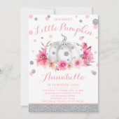 Invitation d'anniversaire citrouille Citrouille d' (Devant)