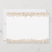 Invitation d'anniversaire Citrouille Pink and Gold (Dos)