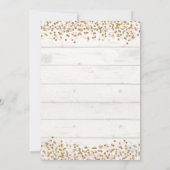 Invitation d'anniversaire citrouille Pink and Gold (Dos)