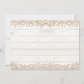 Invitation d'anniversaire citrouille Pink and Gold (Dos)