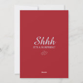 Invitation d'anniversaire classique (Dos)