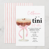 Invitation d'anniversaire cocktail café arc modern (Devant / Derrière)