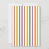Invitation d'anniversaire colorée Spooky One Boo-D (Dos)