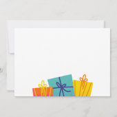 INVITATION D'ANNIVERSAIRE COMMUNE POUR DEUX FRÈRES (Dos)