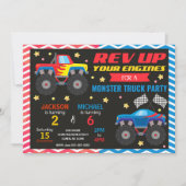 Invitation d'anniversaire commune pour frères et s (Devant)