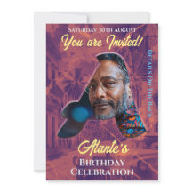 Invitation d'anniversaire Conception interne perso