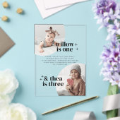 Invitation d'anniversaire conjointe avec Arches (Insitu (Mariage))