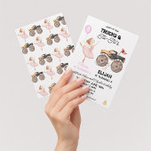 Invitation d'anniversaire conjointe Ballerine et c