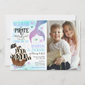 Invitation d'anniversaire conjointe frères et sœur (Devant)