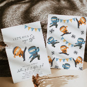 Invitation d'anniversaire conjointe Ninja | Annive