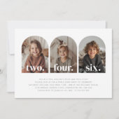 Invitation d'anniversaire conjointe Triple Paysage (Devant)