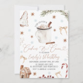 Invitation d'anniversaire Cookies & Cocoa (Devant)