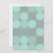 Invitation d'anniversaire cool moderne (Dos)