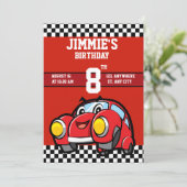 Invitation d'anniversaire Cool unique (Debout devant)