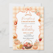 Invitation d'anniversaire Cottage Orange Coquette (Devant)