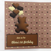 Invitation d'anniversaire "Croissance du coeur dou (Intérieur en premier)