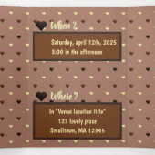 Invitation d'anniversaire "Croissance du coeur dou (Intérieur au milieu)