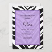 Invitation d'anniversaire Customisée (Devant)