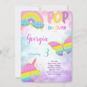 Invitation d'anniversaire Cute Pop it (Devant)