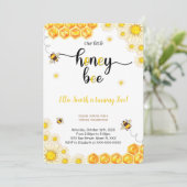 Invitation d'anniversaire d'abeille (Debout devant)