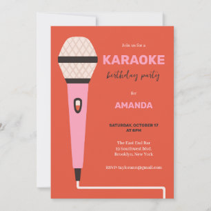 Invitation d'anniversaire d'adolescent adulte pour