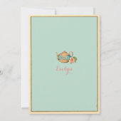 Invitation d'anniversaire d'Alice au pays des merv (Dos)