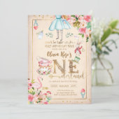 Invitation d'anniversaire d'Alice dans UN Monde Me (Debout devant)