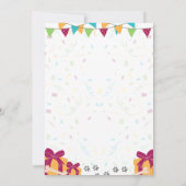 Invitation d'anniversaire dalmate (Dos)