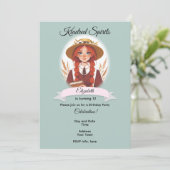 Invitation d'anniversaire d'Anne de Green Gables (Debout devant)