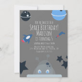 Invitation d'anniversaire dans l'espace thème Alie (Devant)